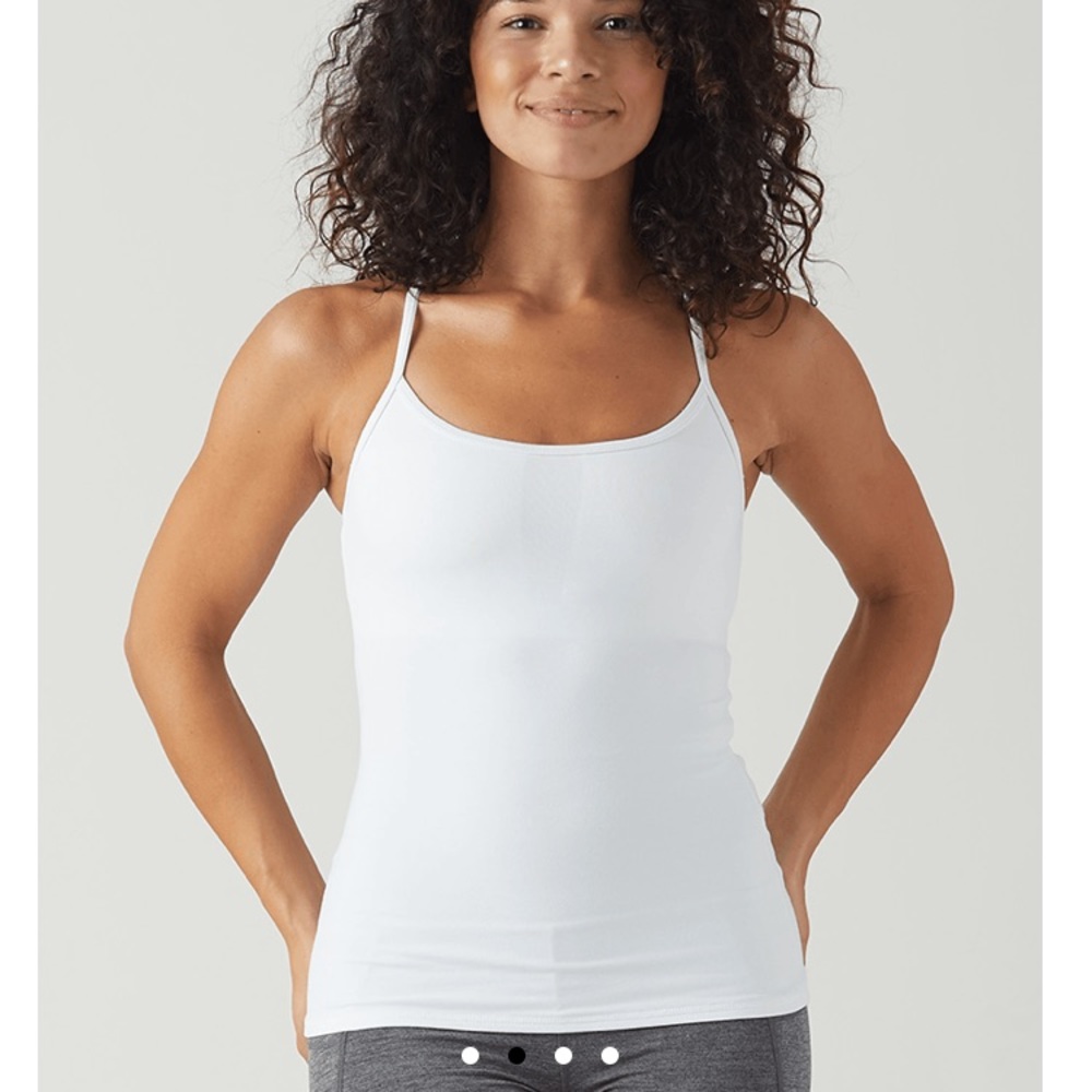 Glyder Lotus White Yoga Tank